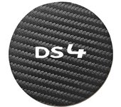 2 PCS Carbon Fiber PU Leather Water Cup Holder Pads For Citroen DS SPIRIT DS DS3 DS4 DS5 DS6 DS7 DS9 Auto Interior Accessories