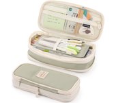 Large Capacity Pencil Case, Large Pencil Case, Pencil Case for Teenage Girls - Green
