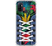 Tumundosmartphone Funda Silicona Antigolpes para Oppo A53 / A53s diseño Zapatillas 12 Dibujos