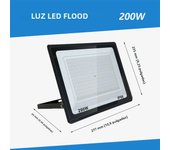 LED Flood Light IP66 Waterproof AC220V 10W 20W 30W 50W 100W 150W 200W 300W Spotlight Garden Street Gate Wall Floodlights Outdoor