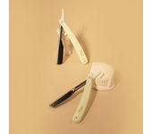 1/2pcs straight edge shaver high-end salon folding men's manual shaver，Special for real hair wigs