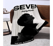 Kpop Singer Sofa Baby Blankets for Bed Fleece Blanket Furry Throw Throws Double Fluffy Soft Decorative Custom Blanket