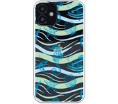 Funda compatible con iPhone 12 Mini - Patron caballitos de mar