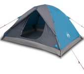 vidaXL Tienda de campaña iglú para 3 personas impermeable azul