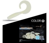 Goture 10pcs/set Soft Fishing Lure 6cm 2g Jig Wobblers Artificial Silicone Worm Lures for Bass Trout Carp Fishing Lures Bait