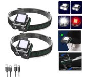 LED Induction Headlamp MINI Cap Clip Light 1200Mah Built-in Battery USB Rechargeable Head Flashlight for Camping Fishing Lantern