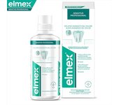 Elmex Enjuague bucal Sensitive 400 ml – Enjuague bucal para una protección adicional contra los dientes sensibles al dolor y la caries del cuello – para la limpieza diaria sin alcohol con sabor a