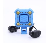 140 dB Electric Bike Bell 4 Lamp Cycling Light 1200mAh Electric Horn Waterproof USB Charging Loud Alarm Security Mountain Road