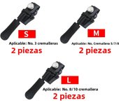 New 3 Different Size Zipper Repair Kit DIY Replacement Bad Buckle Zipper Head Removable Metal Instant Zipper Puller