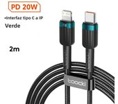 Toocki 2.4A USB C to iP Cable for iPhone 14 13 12 Pro Max Quick Charge Fast Charging Lighting iPhone Cable for iPad Air Airpods