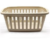 C.A - Cesta de Plástico para la Colada, Canasta de Lavandería, 57cm x 38cm x 25cm, Con Asas
