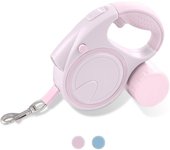 ZVD Hania Rain-Retractable Dog Leash with LED Flashlight, 16ft Heavy Duty Dog Leash