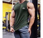 2024 Summer new Gym Vest Men Bodybuilding Sleeveless Sports Tank Top quick-drying mesh Fitness Running Tank Top men Clothes