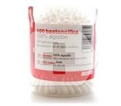 Acofar Bastoncillos Algodon Bote 100 U