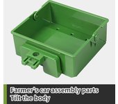 RC Farm Tractors Car Trailer 2.4G Radio Controlled Cars Farming Simulator Truck Miniature Farmer Animal Model Toys Children Boy