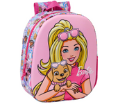 Mochila 3D Barbie 3D 27x33x10 Cm (Safta 622576890)