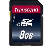 Tarjeta Memoria Secure Digital SD 8GB TRANSCEND HC 10 10Mb/s