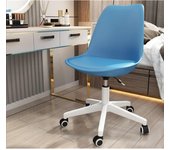 Silla de Oficina con Soporte Lumbar Giratoria Escritorio Sillon Ruedas Despacho casa salon habitacion ergonómica Gaming, escritorio, silla nordico tulipu