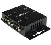 Startech.com concentrador hub industrial de 2 puertos serie serial rs232 a usb montaje riel din pared,2 años