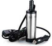 Bomba de combustible de 12 V, bomba de drenaje de agua (aceite, transferencia de diésel o reabastecimiento de combustible) para automóviles, autocaravanas, caravanas, maquinaria grande y aplicaciones marinas y de lancha rápida