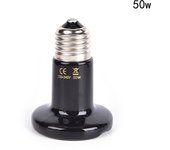 25W / 50W 75W 100W Pet Heating Lamp Black Infrared Ceramic Emitter Heat Light Bulb Brooder Reptile