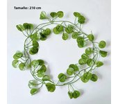2.1m Artificial Plant Vine Green Ivy Leaf Garland Silk Wall Hanging Vine Home Garden Decoration Wedding Party DIY Garland Leaves