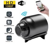 2MP HD X5 Mini WiFi Camera Included Sound Detector App Control for Home Office 140 Degrees Micro USB Baby Monitor