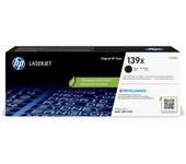 HP 139X W1390X LaserJet Cartucho Tóner Original Negro, Gran Capacidad, 4000 Páginas, Compatibilidad HP LaserJet Pro 3001/3002/3003/3004,  3101/3102/3103/3104