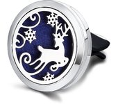 Refillable Car Air Freshener Smell Perfume Diffuser Clip Auto Vent Essential Oil Stainless Steel Locket Interior Accessories