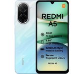 Xiaomi Redmi A5 - Smartphone de 4+128GB / 3+64GB , Pantalla grande de 6.88", Procesador UNISOC T7250 de ocho núcleos, Cámara de 32MP, Batería de 5200 mAh, Carga rápida de 15W, Cargador no Incluido