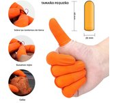 10/30/50 Disposable Latex Finger Cots Wear Resistant Fingertip Protector for Watch Repair Handmade Painting Nail Art