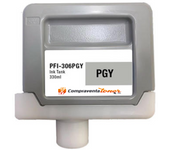 Compatible Canon PFI306 / PFI706 Gris Photo Cartucho de Tinta Pigmentada PFI-306PGY / 6667B001