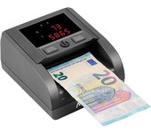 Avpos contador/detector de billetes avp-dt25g - cuenta cantidad de billetes y valor total - libras y euros - alta velocidad de conteo - color negro
