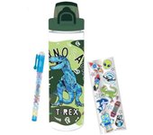 HOT FOCUS VASO DINO CON ACCESORIOS PARA COLOREAR