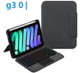AJIUYU Magic Keyboard For iPad mini 6th Generation 8.3 inch mini6 TrackPad Smart Cover Case Backlit Touch Spanish Portuguese