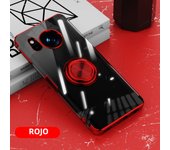 Slim Plating Clear Magnetic Phone Case for Sharp Aquos R9 R8 R7 Pro Senes8 7 6 4 Plus Wish3 Metal Ring Kickstand Cover