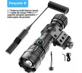 Super Flashlights Torches Ultra Powerful Flashlight USB Rechargeable Flash Light Night Scout Lights LED Zoom Tactical Lantern