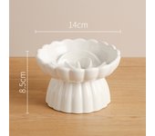 Cat Food Bowl Ceramic Elevated Cats Small Dogs Slow Feed Bowls Anti-choking Pet Eating Feeders Anti-gulping Puppy Supplies