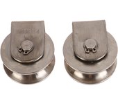 Stainless Steel Heavy Duty Roller Wheel Bearing Pulley Wheel Pulley Strong Load-bearing Pulley 48mm Wheel Diamete
