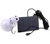 Solar Powered Lamp Portable Led Bulb Lights Solar Energy Panel Led Lighting for Camp Tent Night Fishing Emergency Lights Flash