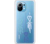 Funda compatible con Xiaomi Mi 11 - Atrapasuenos corazones