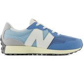 Zapatillas New Balance 327 Celeste Blanco Azul Sneaker Gs327Ra
