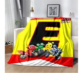 RR-Ricky Z-Zoom Cartoon Poster Blanket,Lightweight Warm Insulation Sofa Bed Office Car Knee Pads Blankets,Decke