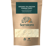 Proteina de Guisante (83%) en Polvo de Agricultura Ecológica BIO  FERMENTADO  Suave Sedoso BIO (80%)  Samskara