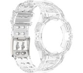 Transparent Case Cover+Strap for Samsung Galaxy Watch 4 Classic 46mm TPU correa sport bracelet Galaxy watch 6 5 4 44mm 40mm band