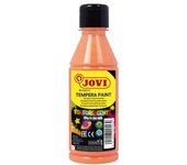 Jovi tempera paint tempera liquida fosforescente - brilla en la oscuridad - secado rapido - excelente adherencia - lista para usar - color naranja