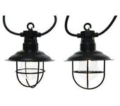 Guirnalda Faroles Exterior 9,5m 10 LEDs IP44 Luz Cálida Lumineo