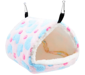 Flannel Hamster Cage Cotton Nest Sugar Glider Sleeping Bag Squirrel Mini Hedgehog Warm House Guinea Pig Winter Thickened Bed Pet