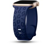 Engraved Strap For Apple Watch Band 44mm 40mm 45mm 49mm 41mm 38mm 42mm Leopard silicone bracelet iwatch series 7 se 3 6 8 ultra