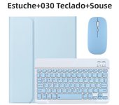 For Samsung Galaxy Tab A9 Plus 11 inch Case, Keyboard Case for Samsung Galaxy Tab A9+ 11 inch SM-X210/X216/X218